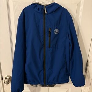 ZeroXposur Kids 14/16 reversible Blue zip up winter jacket